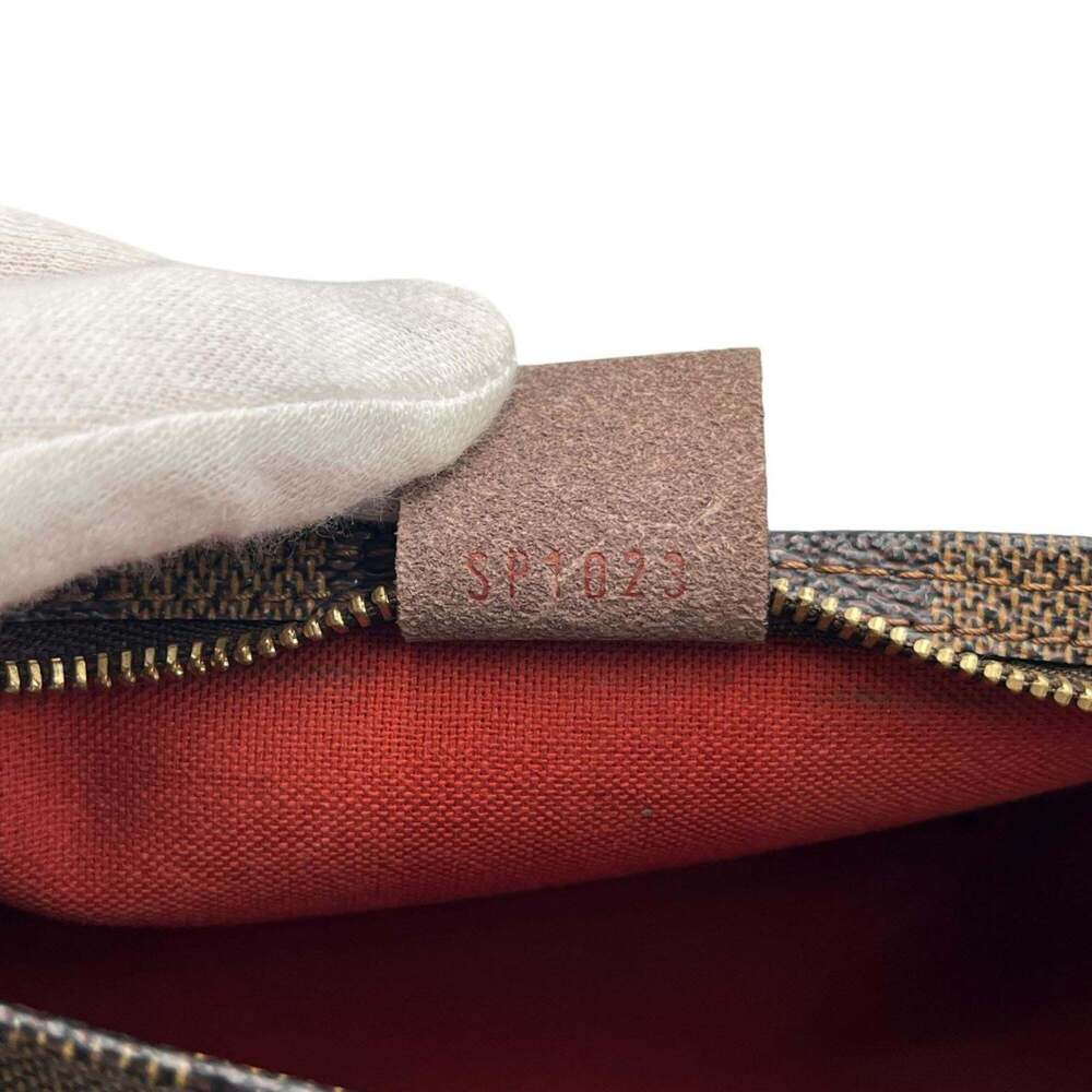 LOUIS VUITTON Brown Damier Canvas Pouch - Picture 10 of 10